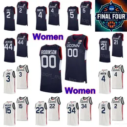 NCAA Final Four Women UConn Huskies College Jerseys Basketball 3 Aaliyah Edwards 20 Olivia Nelson-Ododa Azzi Fudd Paige Bueckers Christyn Williams Evina Westbrook