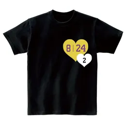 Men's TShirts RIP T shirt 24 men women hiphop sweatshirts basketball Gianna Bryant heart mamba out 230321