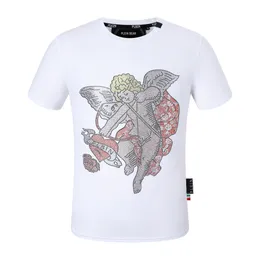 PLEIN BEAR T SHIRT Mens Designer Tshirts Marque Vêtements Strass PP Skull Hommes T-SHIRT COL ROND SS AMOUR ET PLEIN AVEC CRISTAUX Tshirt Top Tees 161697