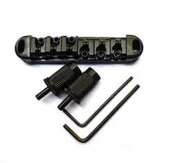 Adjustable Roller Saddle Tune-O-Matic Bridge Tailpiece for Les Paul SG Electric Guitar Parts Replacement
