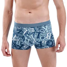 Unterhosen TJ-TianJun Männer Bedruckte gekämmte Baumwolle Boxershorts Mid Wiast U-Convex Bag Design Atmungsaktive Hip Wrap Boy Fashion Unterwäsche