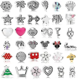 Perlenketten, 3-teiliges Set, kleine Petites für schwimmende Medaillon-Anhänger-Halskette, Silber 925, Schmuck, DIY, modische Charm-Perlen, 230320