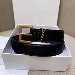 Cintura dal design di alta qualità Cintura da donna in vera pelle 3 cm di larghezza Cintura da uomo di alta qualità con fibbia a S Cintura da donna 3 opzioni di colore