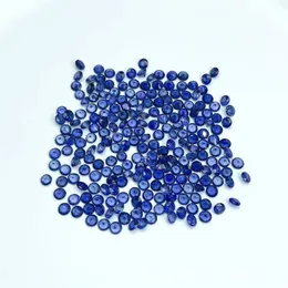 Свободные бриллианты натуральный темно -синий сапфировый камень против китайского драгоценного камня для ювелирных изделий MM 230320