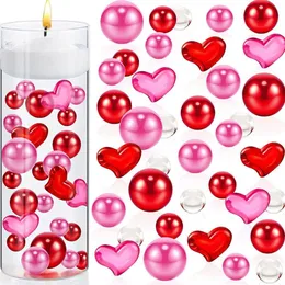 Inne imprezy imprezowe pływające wazon Pearl Walentynki Wazon dekoracja Dekoracja stołu ślubnego obejmuje przezroczyste żele wodne Wazon Wpełnia Party de 230321