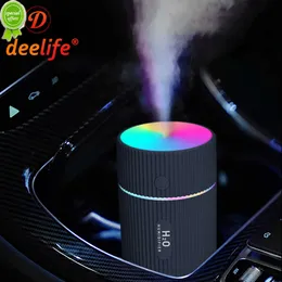 アップグレードDeelife Car Air Humidifier Diffuser Aroma Auto Mist Sprayerポータブルナノスプレー加湿器Fogger