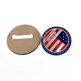 Other Festive Party Supplies Sublimation Badges MDF Party Pins Buttons Design A Badge for DIY Crafts and Craft Activities u0321