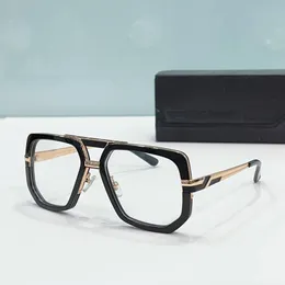 빈티지 662 정사각형 안경 안경 프레임 맑은 렌즈 남성 패션 선글라스 프레임 안경 wth 상자
