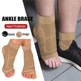 Ankel support sport Brace Compression Sleeve Plantar Fasciitis Sock för Achilles tendonit Joint smärta minskar svullnadshälen Spur