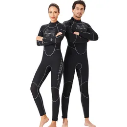 Грубчатки Drysuits Premium 3mm5mm neoprene wetsuit Мужчины женщины для глубокого подводного плавания с подводным плаванием с утолщенным теплым гидрокостюмом плавание каякинга для серфинга 230320