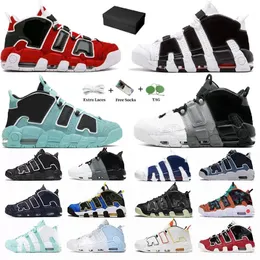 With box Scottie 96 More Mens Basketball Shoes Uptempos Tri-Color Pippen Total White Sunset Multi-Color Black Bulls Renowned Rhythm jorden JORDON jorda shoe