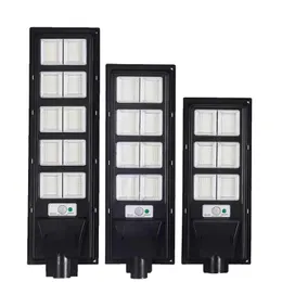 LED Indução Solar Street Light Sun Energy Wall Lamp Outdoor LED Segurança Luzes de inundação Controle remoto para estacionamentos do tribunal Crestech168