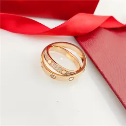 Стерлинги Sier Love Rings Unisex Пара, соответствующая женщинам мужчинам CZ обручальные обручальные кольцы 3 дизайнерские оптовые ювелирные украшения подарок