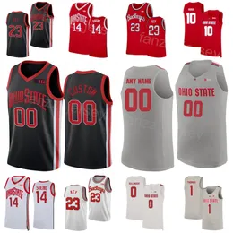 Ohio State Buckeyes 0 Jared Sullinger Jersey College Basketball 11 Jerry Lucas 34 Kaleb Wesson 10 Laquinton Ross 1 Deshaun Thomas Stickerei Universität NCAA