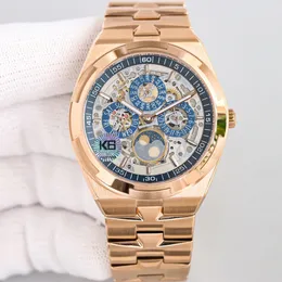 Moon Fas Mens Watch Automatic Mechanical Watches 41,5 mm Sapphire Waterproof Hollowed Out Wristwatch 904L Rostfritt stål Montre de Luxe