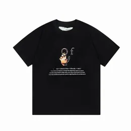2023 Vestuário Feminino Masculino T-shirts CARAVAGGIO HANDS OFF T-SHIRT E Polos T-shirts com gola redonda Logotipo impresso na frente Mangas curtas e decote canelado Homens
