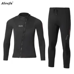 Roupas de mergulho seca Suje de mergulho Terno de mergulho 3mm homens neoprene de roupa de mergulho subaquático kitesurf surf spearfishing calça roupas roupas molhadas 230320