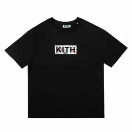 Men's T-hirt and women caual thirt Spring Summer Breathable Bet Quality 2022 KITH Flower Box Fahion T Shirt 1 1 Women Vintage Tee Streetwear Clothe