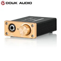 Conectores de cabos de áudio Douk U3 Mini Pure Classe A amplificador de fone de ouvido HIFI Ultra Compact Home Desktop Estéreo Amp para HD580 HD600 HD650