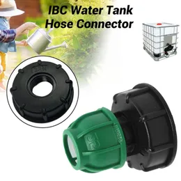 Equipamentos de rega 25mm 2 polegadas Ibc Ibc Barrel Adaptador de rosca grossa Adaptador Ton Ton Ajuste o conector do tanque de água Plástico Parte da ferramenta