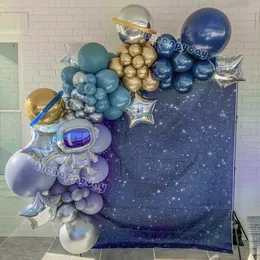 Andere Event- und Partyzubehör, Weltraum-Geburtstagsballons, Girlandenbogen-Set, Astronauten-Folienballons, Galaxie-Thema, Babyparty, Jungen-Geburtstagsparty-Dekorationen 230321