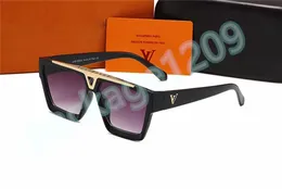 2023 Hot Sell Luxury Millionaire 1502 M96006WN Black White Solglasögon Full Frame Vintage Designer Solglasögon för män Shiny Gold Logo Gold Plated Top L96006