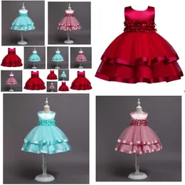 Vestidos de menina Meninas roupas adolescentes Princesa natal Dresse para fantasia crianças algodão 210 anos Dirse Drip Datch Baby Ma Dhepd