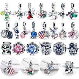 925 Siver Koraliki Charms for Pandora Charm Bracelets Designer for Women Amulet Charm Fits Plata de Ley