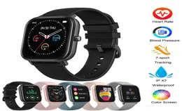 Id P8 Smart Watch Men Relógios Mulheres IP67 Rastreador de fitness à prova d'água Monitor de freqüência cardíaca Touch Full Smartwatchs para Amazfit GTS3319029