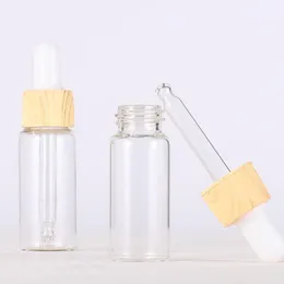 詰め替え可能なクリアガラスボトル5ml 10ml 15ml 20ml香水香料化粧品パッケージボトル