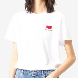 Isabel Marant Women Designer Tshirt Nowy przypadkowy list modny