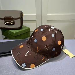 Designer Hat High Quality Baseball Cap For Men Women Canvas Leather Print Lovers Casquette Peaked Cap Summer Bucket Hats Sunhat