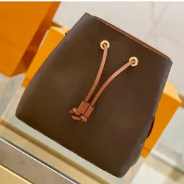 Borse da sera Borsa a tracolla originale di alta qualità Borsa a mano Borsa a secchiello Neonoe Borsa a tracolla in pelle di vacchetta stile classico femminile