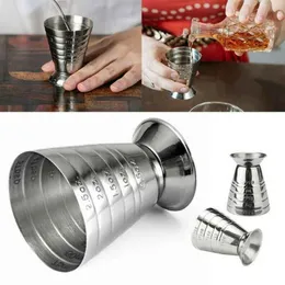 Cocktail Bar Jigger Stainless Steel Measuring Cup Bar Cocktail Drink Mixer Japanese Design Home Party Bar Accessories Bartender