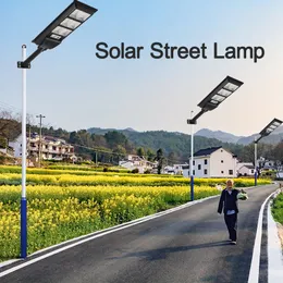 Outdoor Commercial LED Solar Street Light 600W 500W 400W 300W 200W 100W Parking Lot Road Lamp usalight