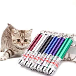 Cat Toys 1pc LED Laser Light Pointer Red Dot Pen Dog Divertente giocattolo interattivo per cuccioli di gattino Forniture per animali domestici