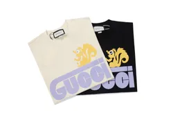 Camisetas para hombre MUJER Camisetas con estampado de letras Diseñador de moda negro de lujo Verano de alta calidad Top de manga corta Tamaño S-XXL