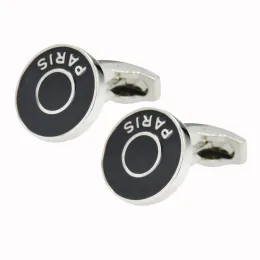 Luxurys Designer Brand Cuff Link Jóias de moda de alta qualidade Men letras clássicas Cuff Links Acessórios de camisa Casamento Presentes requintados Cufflinks J598