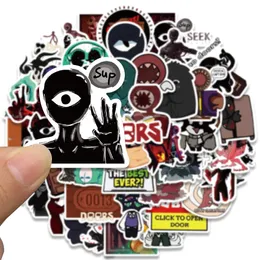 50PCS Horrible Doors Stickers For Skateboard Car Baby Helmet Pencil Case Diary Phone Laptop Planner Decor Book Album Toys Guitar DIY Decals