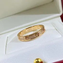 Love Thin Ring 3,6-мм дизайнер Dister Designer 5-8 для женщины с бриллиантовым золотом 18 тыс. T0P.