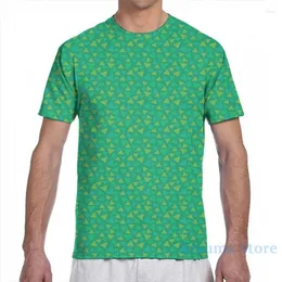 Men's T Shirts Animal Crossing Grass Pattern Men T-Shirt Women All Over Print Fashion Girl Shirt Boy Tops Tees Short Sleeve Tshirts