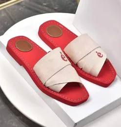 Designer Women Sandals Designer Slipper Slide With Rätt blommor Box Dust Bag Shoes Snake Print Slide Summer Wide Sandal Slipper Storlek 35-42