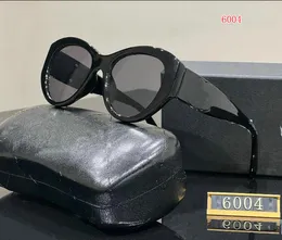 Modedesigner-Sonnenbrille für Damen, klassische Brille, Outdoor-Strand-Sonnenbrille für Mann und Frau, 7 Farben, optional, dreieckige Signatur 6004#po