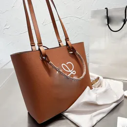 Totes Bag Women Shoulder Bags Designer Handbags Purse Anagram Embossed Leather Shopping Totes Large Capacity Cowhide Purse
