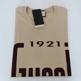 Gelişmiş Versiyon İtalya Kadın T-Shirt G Mektup Grafik Baskı Moda% 100 Pamuk Yuvarlak Boyun Siyah Beyaz Klasikler Özel 3xl 4xl U2CI Kısa Kollu Tee Üst Kıyafetler