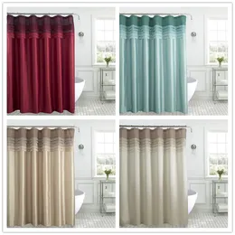 Shower Curtains GY3510 Gyrohome Seattle Polyester 1PC Shower Curtain Waterproof Bathroom Bath 230322