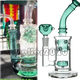 Small Bong Mini Oil Rigs Hookahs Waterpipes Heady Glass Water Bongs Dab Glass dabber Rig With 14mm Banger 8.4 inchs