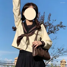 여자 T 셔츠 jk 흑백 여름 무기 짧은/긴 학교 표준 일본 여자 록 조종사 세트 다중 cos 의상 유니폼