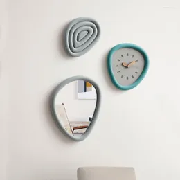 Väggklockor Stylish Electronic Clock Kitchen ovanlig badrumsdekor Small Creative Industrial Orologio Da Parete Home YYY35XP