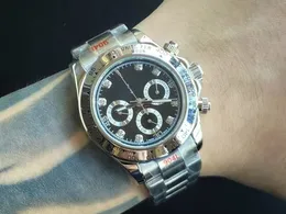 Z oryginalnym pudełkiem zegarek na rękę Sapphire 40 mm 116509 Automatyczne mechaniczne męskie zegarki męskie